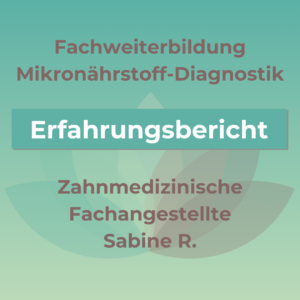 Erfahrungsbericht Sabine R.